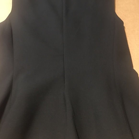 Zara- Sz L Top. Black with zippers in the front. Dress up or Dress down. - Picture 4 of 4